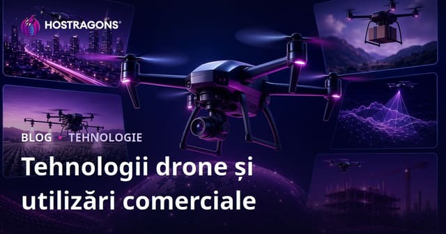 Tehnologii drone și utilizări comerciale