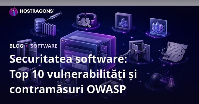 Securitatea software: Top 10 vulnerabilități și contramăsuri OWASP