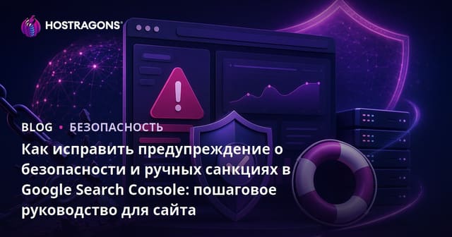 Как исправить предупреждение о безопасности и ручных санкциях в Google Search Console: пошаговое руководство для сайта