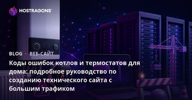 Коды ошибок котлов и термостатов для дома: подробное руководство по созданию технического сайта с большим трафиком