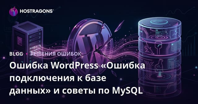 Ошибка WordPress «Ошибка подключения к базе данных» и советы по MySQL