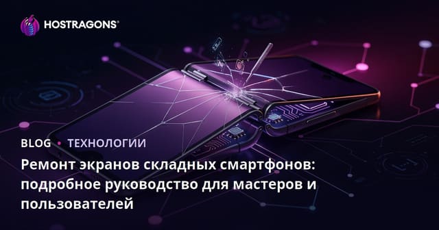 Ремонт экранов складных смартфонов: подробное руководство для мастеров и пользователей