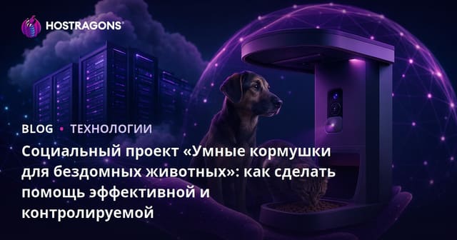 Социальный проект «Умные кормушки для бездомных животных»: как сделать помощь эффективной и контролируемой