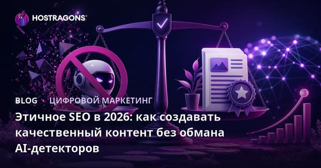 Этичное SEO в 2026: как создавать качественный контент без обмана AI-детекторов
