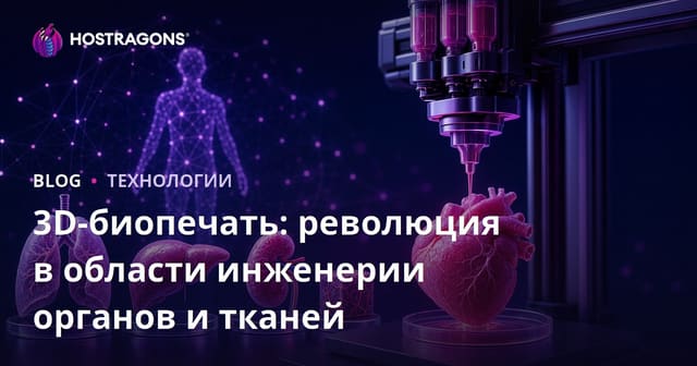 3D-биопечать: революция в области инженерии органов и тканей
