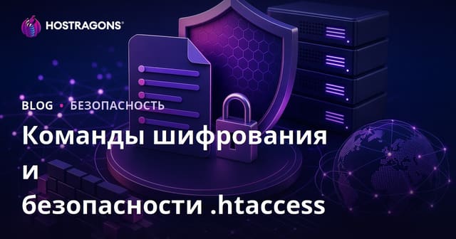 Команды для шифрования файла .htaccess и повышения безопасности сайта