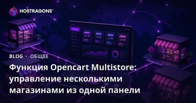Функция Opencart Multistore: управление несколькими магазинами из одной панели