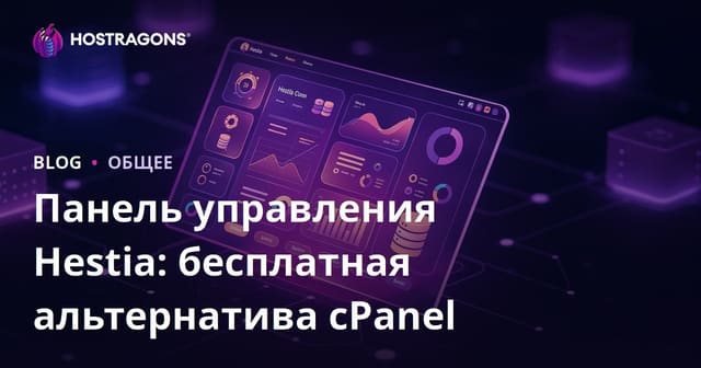 Панель управления Hestia: Бесплатная альтернатива cPanel