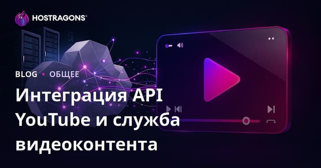 Интеграция API YouTube и служба видеоконтента