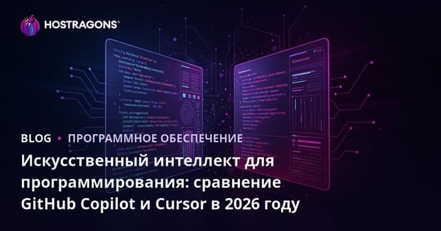 Искусственный интеллект для программирования: сравнение GitHub Copilot и Cursor в 2026 году