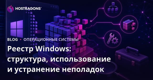 Реестр Windows: структура, использование и устранение неполадок