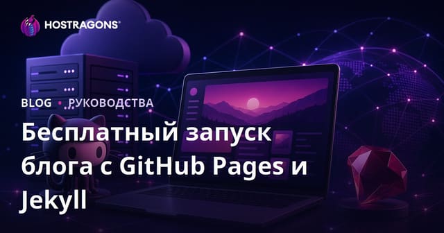 Как создать полностью бесплатный блог на GitHub Pages и Jekyll без затрат