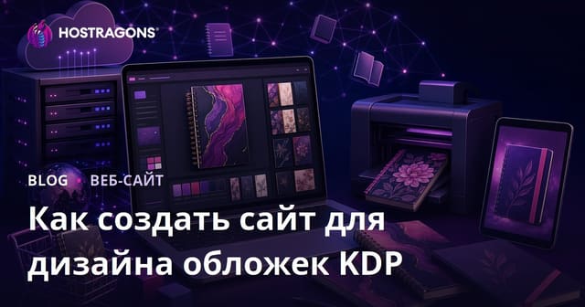 Как создать сайт по дизайну обложек блокнотов и планеров для Amazon KDP