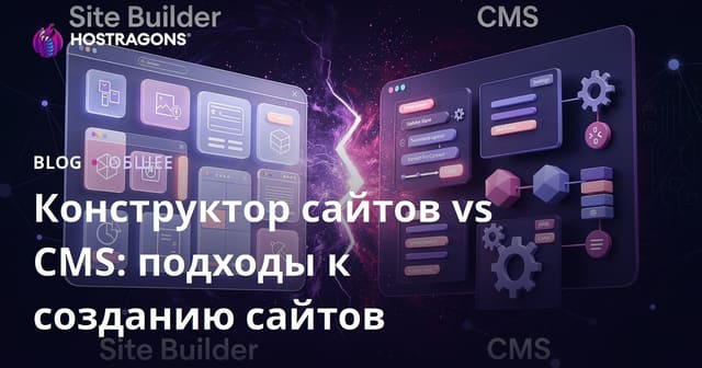 Конструктор сайтов против CMS: Подходы к созданию веб-сайта