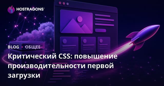 Критический CSS: повышение производительности первой загрузки