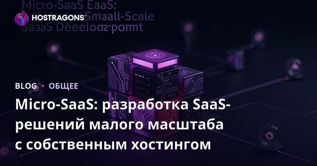 Micro-SaaS: Самостоятельная разработка маломасштабного SaaS