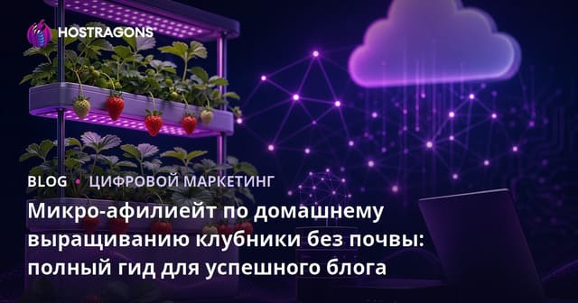 Микро-афилиейт по домашнему выращиванию клубники без почвы: полный гид для успешного блога