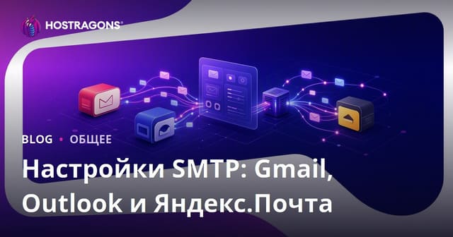 Настройки SMTP: Gmail, Outlook и Яндекс Почта