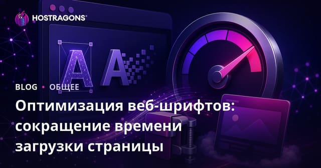 Оптимизация веб-шрифтов: сокращение времени загрузки страницы