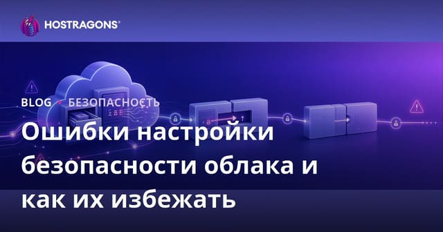 Ошибки настройки безопасности облака и как их избежать