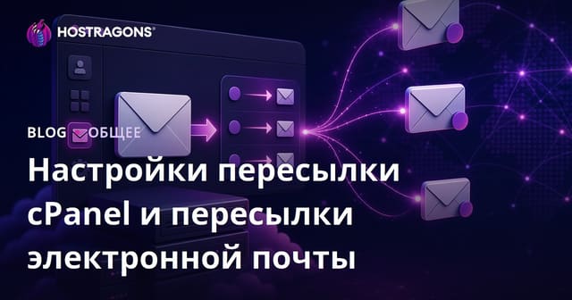 Настройка переадресации электронной почты с использованием cPanel