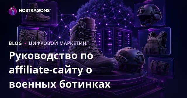 Профессиональный обзор армейской обуви и тактического снаряжения: как создать прибыльный партнерский сайт