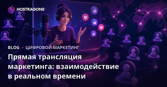 Прямая трансляция маркетинга: взаимодействие в реальном времени