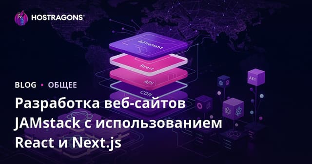 Разработка веб-сайта JAMstack с использованием React и Next.js