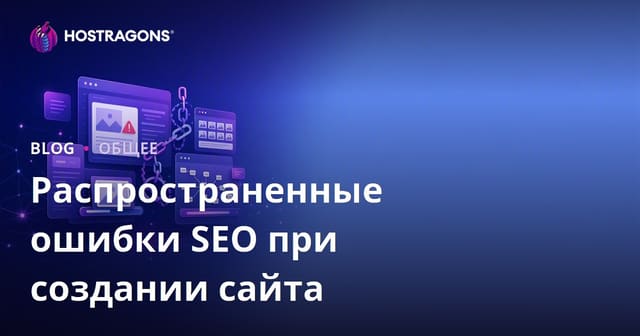 Распространенные ошибки SEO при создании сайта