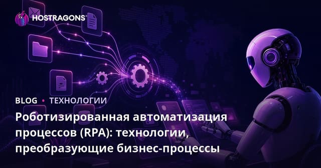 Роботизированная автоматизация процессов (RPA): технологии, преобразующие бизнес-процессы