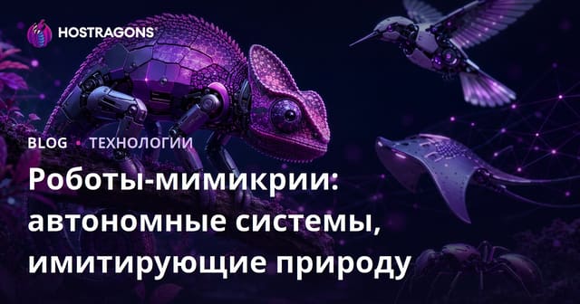 Роботы-мимикрии: автономные системы, имитирующие природу