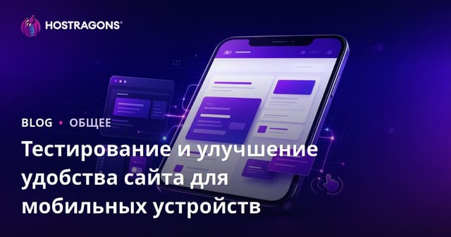 Тестирование и улучшение удобства сайта для мобильных устройств