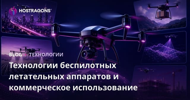 Технологии беспилотных летательных аппаратов и коммерческое использование