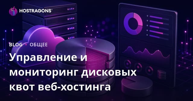 Управление и мониторинг дисковых квот веб-хостинга