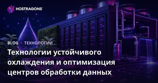 Технологии устойчивого охлаждения и оптимизация центров обработки данных