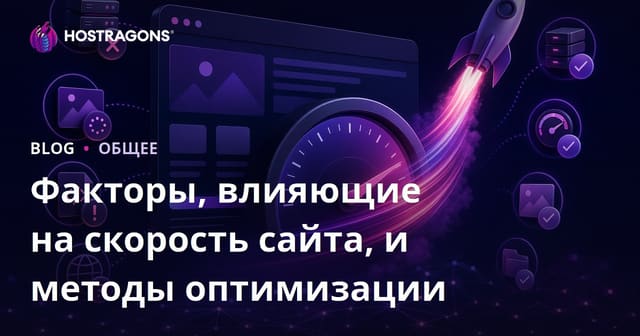 Факторы, влияющие на скорость сайта, и методы оптимизации