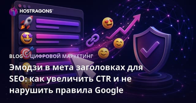 Эмодзи в мета заголовках для SEO: как увеличить CTR и не нарушить правила Google