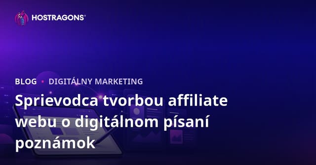 Ako založiť affiliate stránku pre digitálne poznámky a aplikácie pre iPad pre študentov?