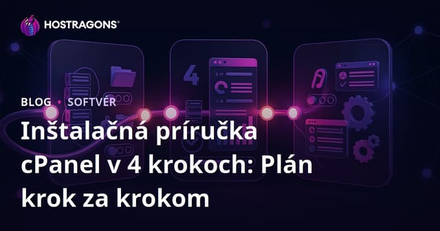 Inštalačná príručka cPanel v 4 krokoch: Plán krok za krokom