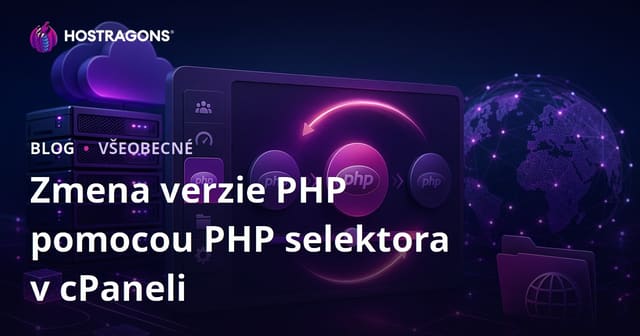 Zmena verzie PHP pomocou PHP selektora v cPaneli