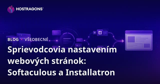 Nástroje na nastavenie webových stránok: Softaculous a Installatron
