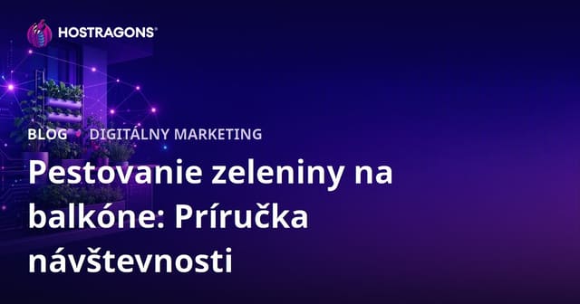 Mestské poľnohospodárstvo a techniky pestovania zeleniny na balkóne