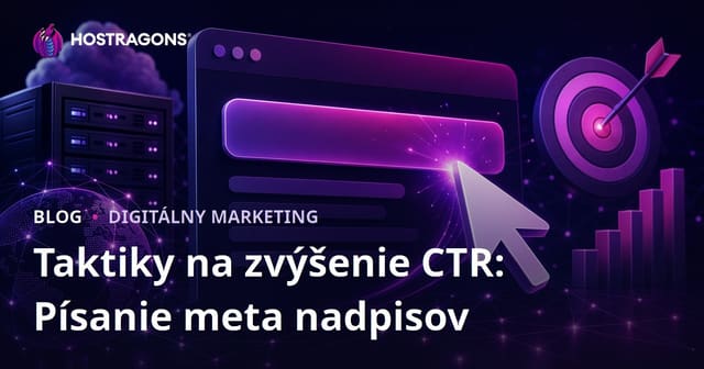 Miera prekliku (CTR) – Ako písať pútavé meta názvy a získať viac návštev