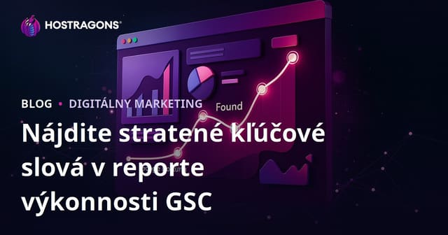 Nájdenie stratených kľúčových slov pomocou Google Search Console "Výkon" (Performance) reportu
