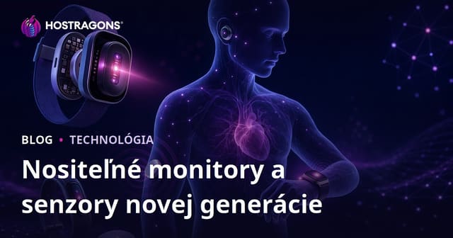 Nositeľné monitory a senzory novej generácie