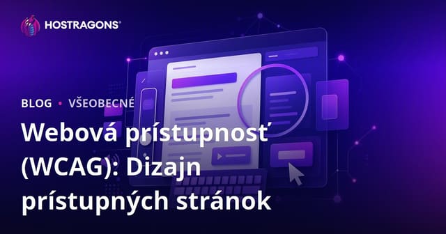 Webová prístupnosť (WCAG): Dizajn prístupných stránok