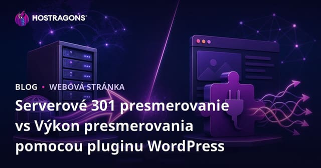 Serverové 301 presmerovanie vs Výkon presmerovania pomocou pluginu WordPress