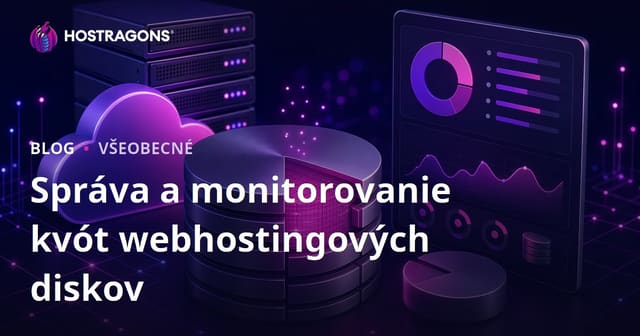 Správa a monitorovanie kvót webhostingových diskov