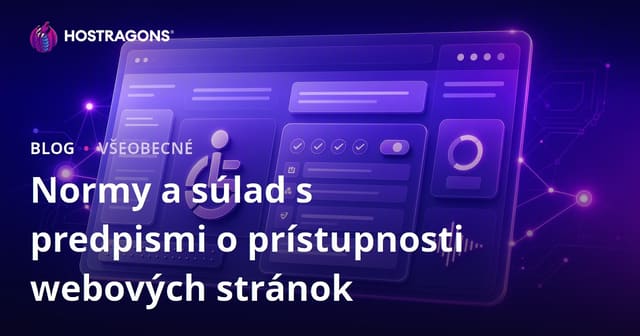 Štandardy a súlad s prístupnosťou webových stránok