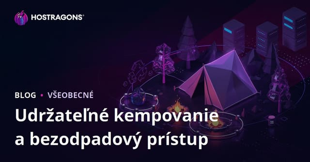 Udržateľné kempovanie a nulový odpad v prírode: Mikro obsahový blok
